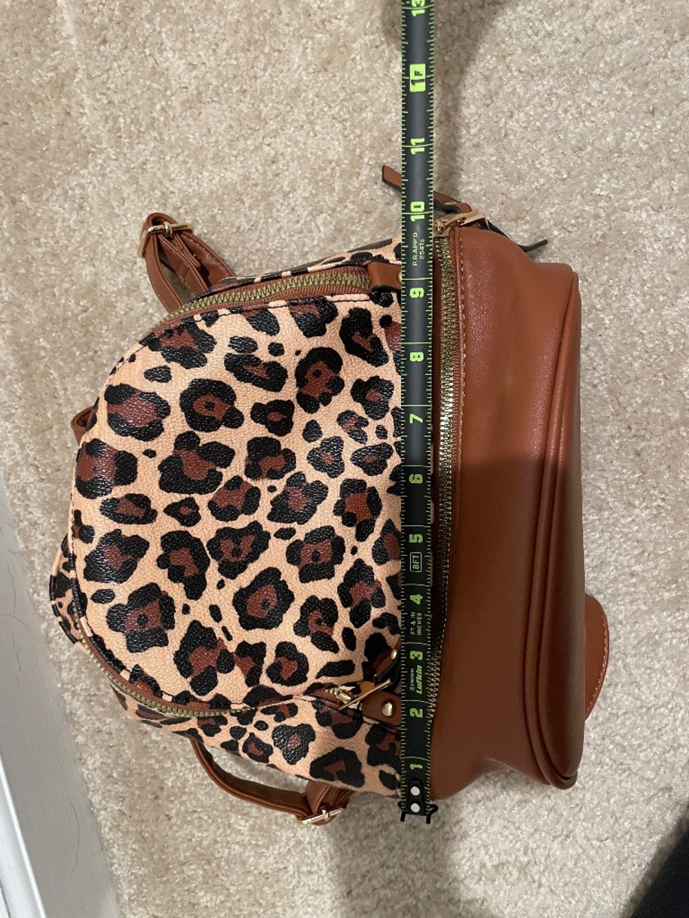Cheetah Print, Small Backpack - Picture 5 of 6